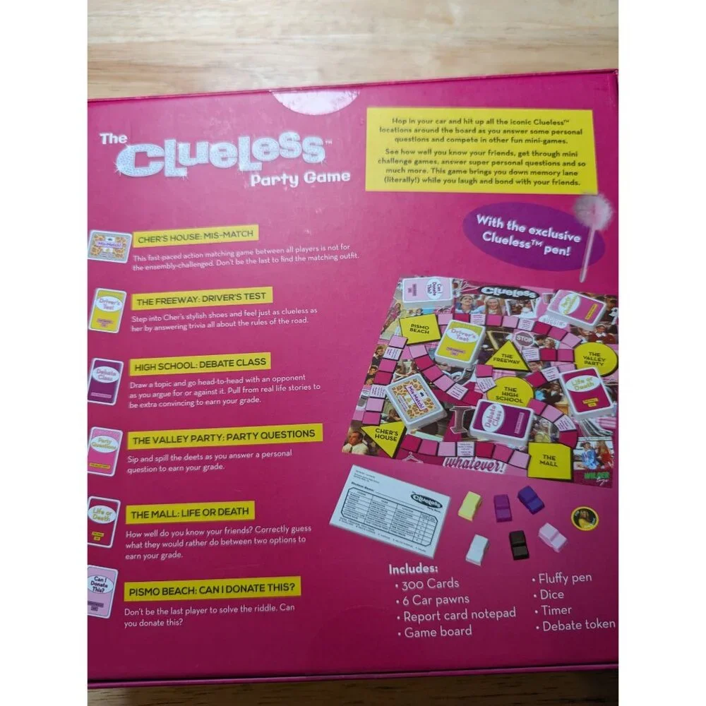 Board Game The Clueless Party Game UGH, AS IF! Edition‎ Wilder 3-6 player 17+